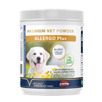 Das Kräuterpulver ALLERGO Plus kann helfen, wenn Ihr Hund Allergie Symptome zeigt und diese lindern.