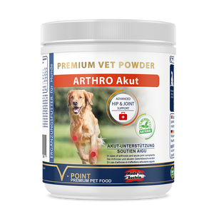 
                  
                    Die Kräutermischung ARTHRO Akut wurde zur Unterstützung von Hunden mit Arthrose entwickelt.
                  
                
