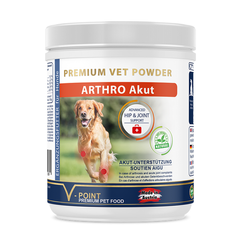 Die Kräutermischung ARTHRO Akut wurde zur Unterstützung von Hunden mit Arthrose entwickelt.