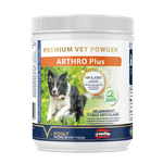 Das Kräuterpulver ARTHRO Plus wirkt als natürliches Schmerzmittel für Hunde mit Arthrose.